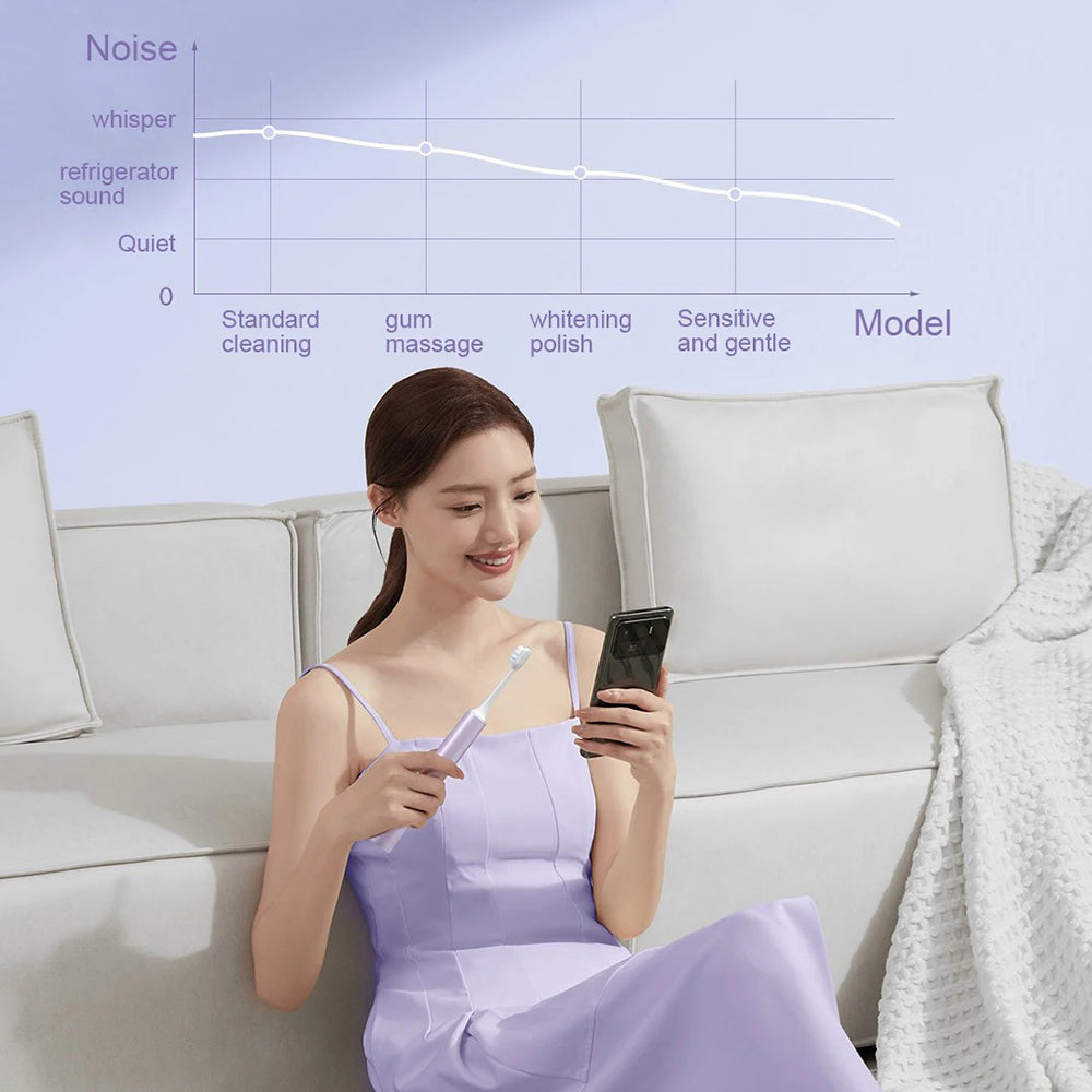 XIAOMI MIJIA T302 4 Modes Anti-bacteria IPX8 Waterproof Sonic Electric Toothbrush XIAOMI MIJIA T302 4 Modes Anti-bacteria IPX8 Waterproof Sonic Electric Toothbrush